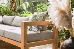 Brico Loungesets-Central Park Hoekbank Loungeset Sorrento Acaciahout