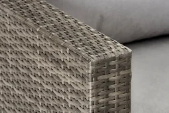 Brico Loungesets-Central Park Hoekbank Loungeset Alea 3-Delig Staal Wicker