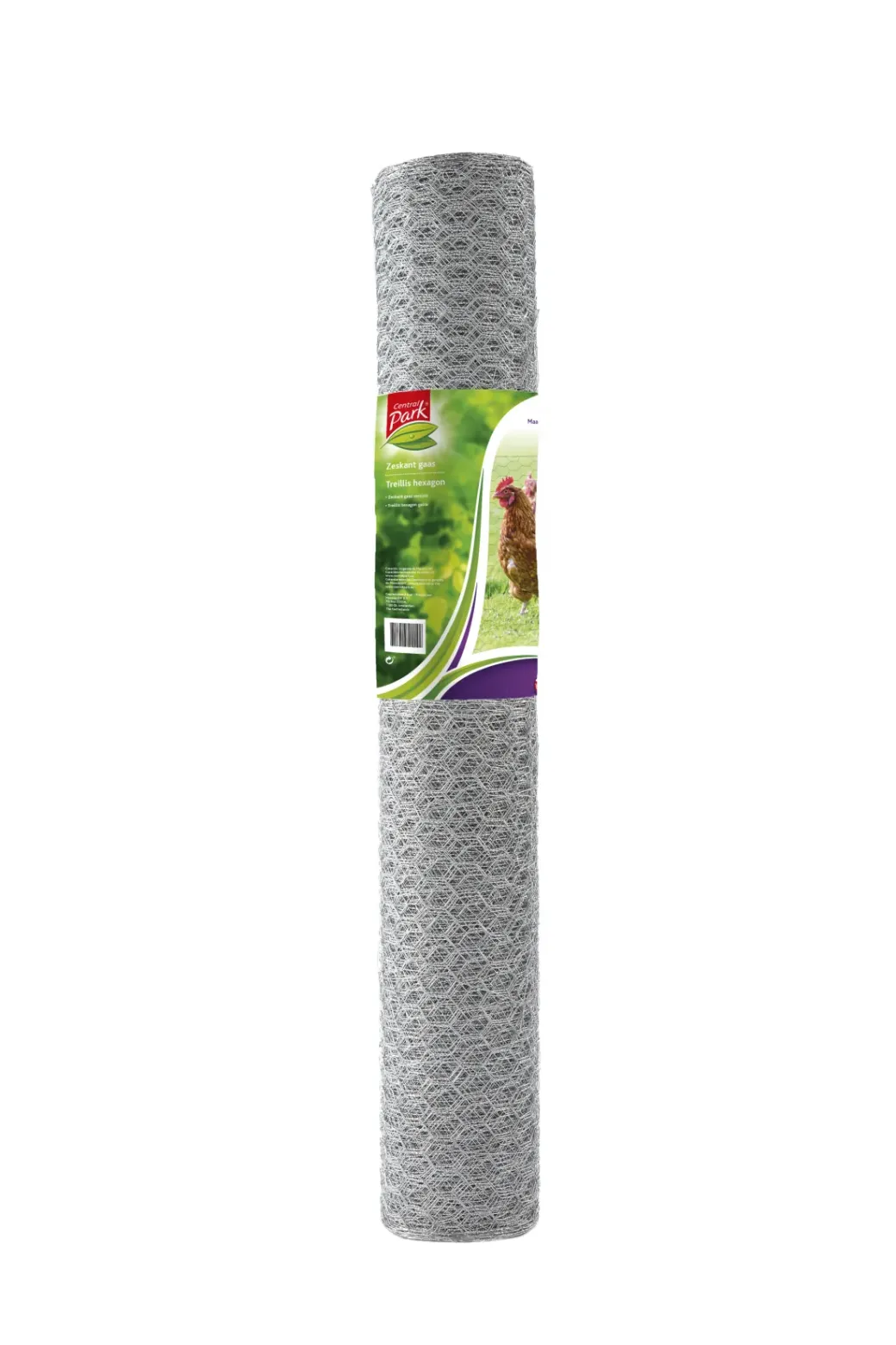 Brico Draadpanelen En Afrastering-Central Park Kippengaas Verzinkt 25 0,5X3M