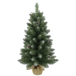 Central Park Kunstkerstboom Besneeuwd Groen 90Cm|Brico Hot