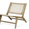 Brico Tuinstoelen-Central Park Loungestoel Atrani Acaciahout 83X65X76Cm