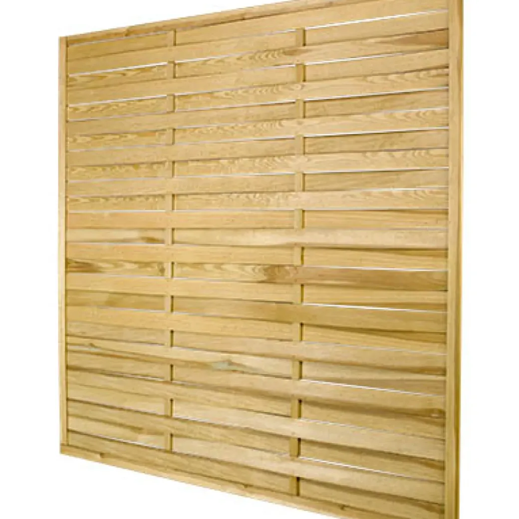 Brico Tuinschermen En Poorten-Central Park Schutting Grenen Recht 180X180Cm