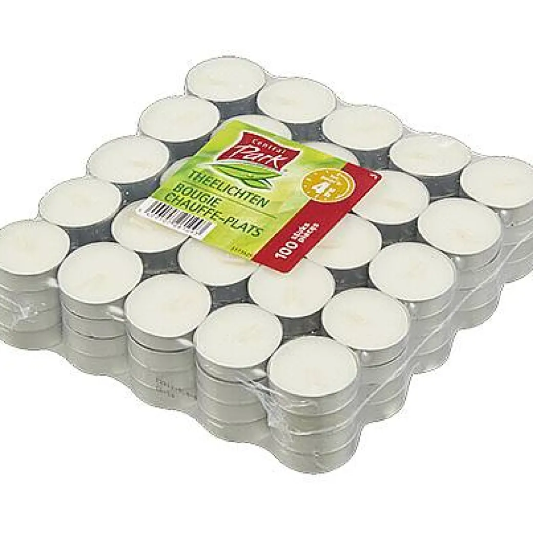 Central Park Theelichten - 100 Stuks|Brico Outlet