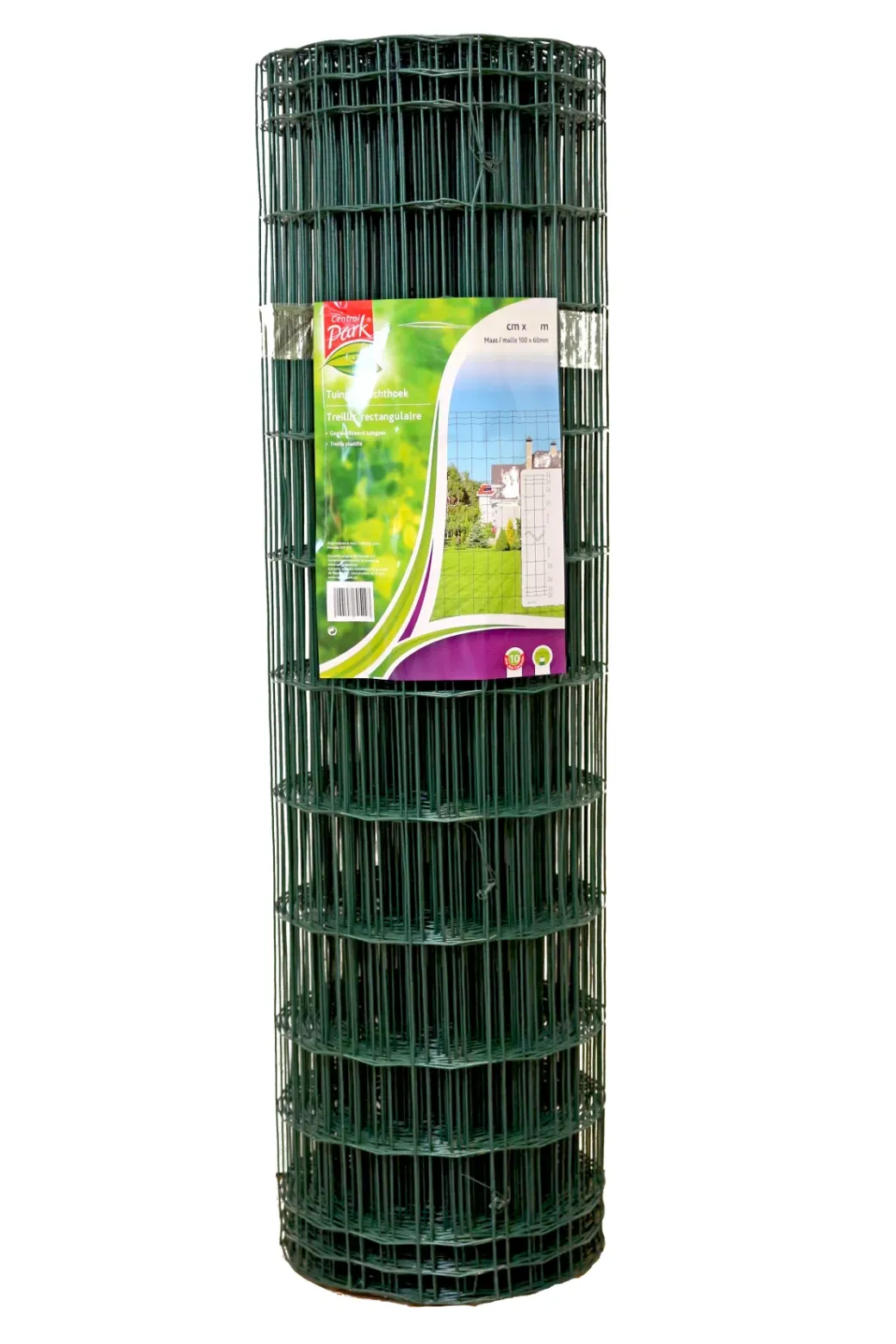 Brico Draadpanelen En Afrastering-Central Park Tuindraad Classic Groen 1X10M