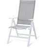 Brico Tuinstoelen-Central Park Tuinstoel Anzio Stapelbaar Aluminium/Textileen Grijs