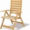 Brico Tuinstoelen-Central Park Tuinstoel Arsenio Verstelbaar Teakhout Fsc