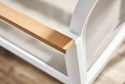 Brico Tuinstoelen-Central Park Tuinstoel Bonifacio Stapelbaar Aluminium/Textileen Taupe