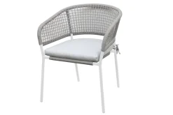 Brico Tuinstoelen-Central Park Tuinstoel Ciotat Aluminium/Wicker 60X61X74Cm