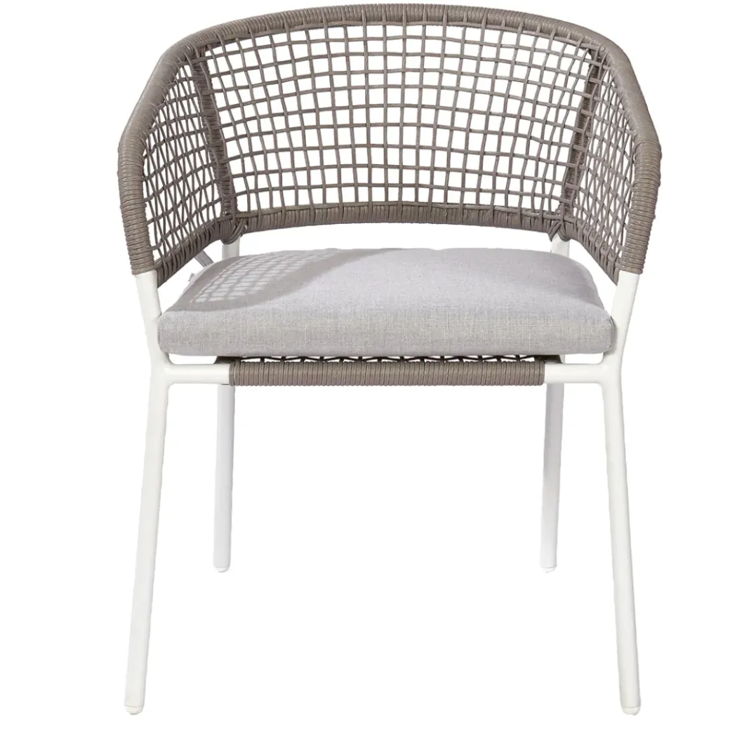 Brico Tuinstoelen-Central Park Tuinstoel Ciotat Aluminium/Wicker 60X61X74Cm