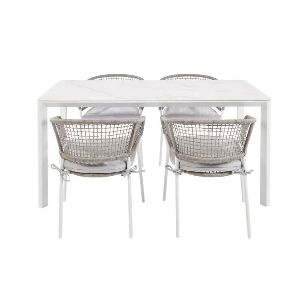 Brico Tuinstoelen-Central Park Tuinstoel Ciotat Aluminium/Wicker 60X61X74Cm