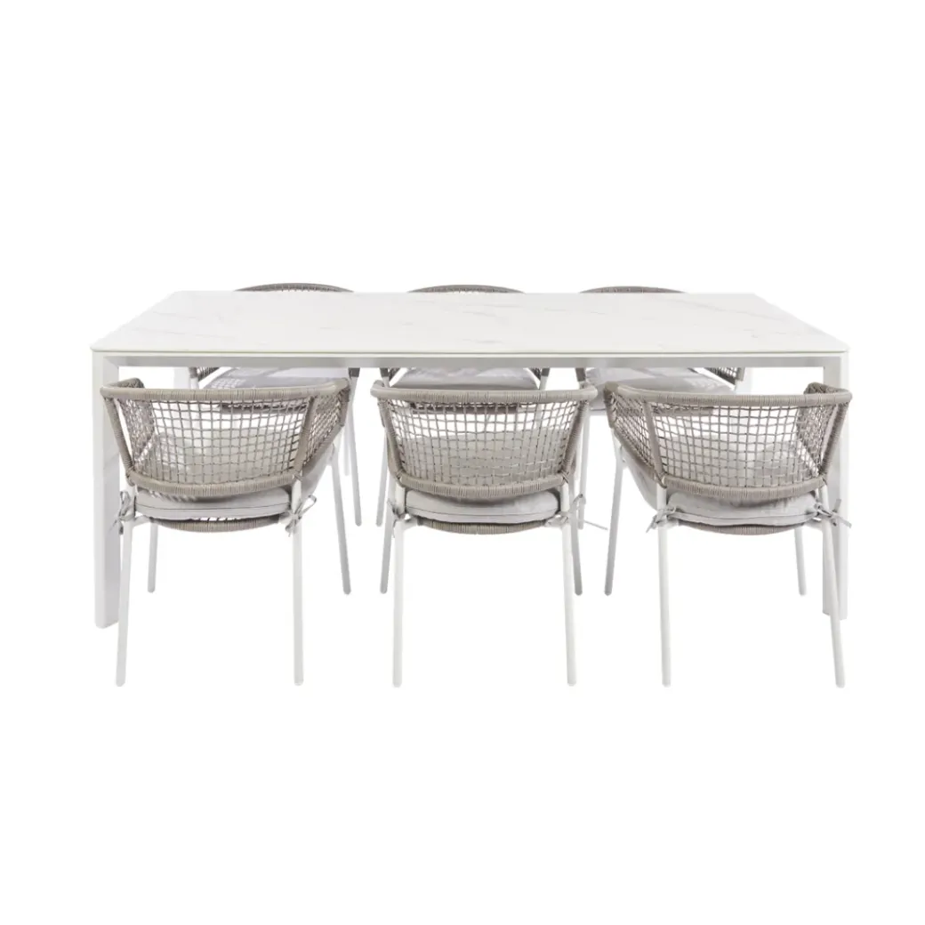 Brico Tuinstoelen-Central Park Tuinstoel Ciotat Aluminium/Wicker 60X61X74Cm