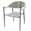 Brico Tuinstoelen-Central Park Tuinstoel Collioure Aluminiuim/Wicker 60X56,5X78Cm