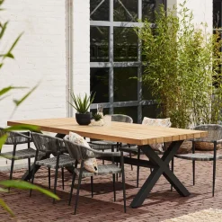 Brico Tuinstoelen-Central Park Tuinstoel Collioure Aluminiuim/Wicker 60X56,5X78Cm