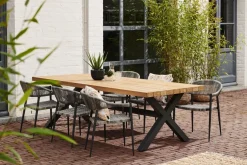 Brico Tuinstoelen-Central Park Tuinstoel Collioure Aluminiuim/Wicker 60X56,5X78Cm