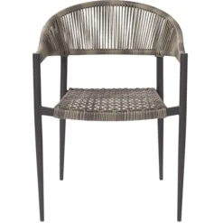 Brico Tuinstoelen-Central Park Tuinstoel Collioure Aluminiuim/Wicker 60X56,5X78Cm