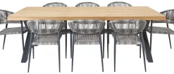 Brico Tuinstoelen-Central Park Tuinstoel Collioure Aluminiuim/Wicker 60X56,5X78Cm
