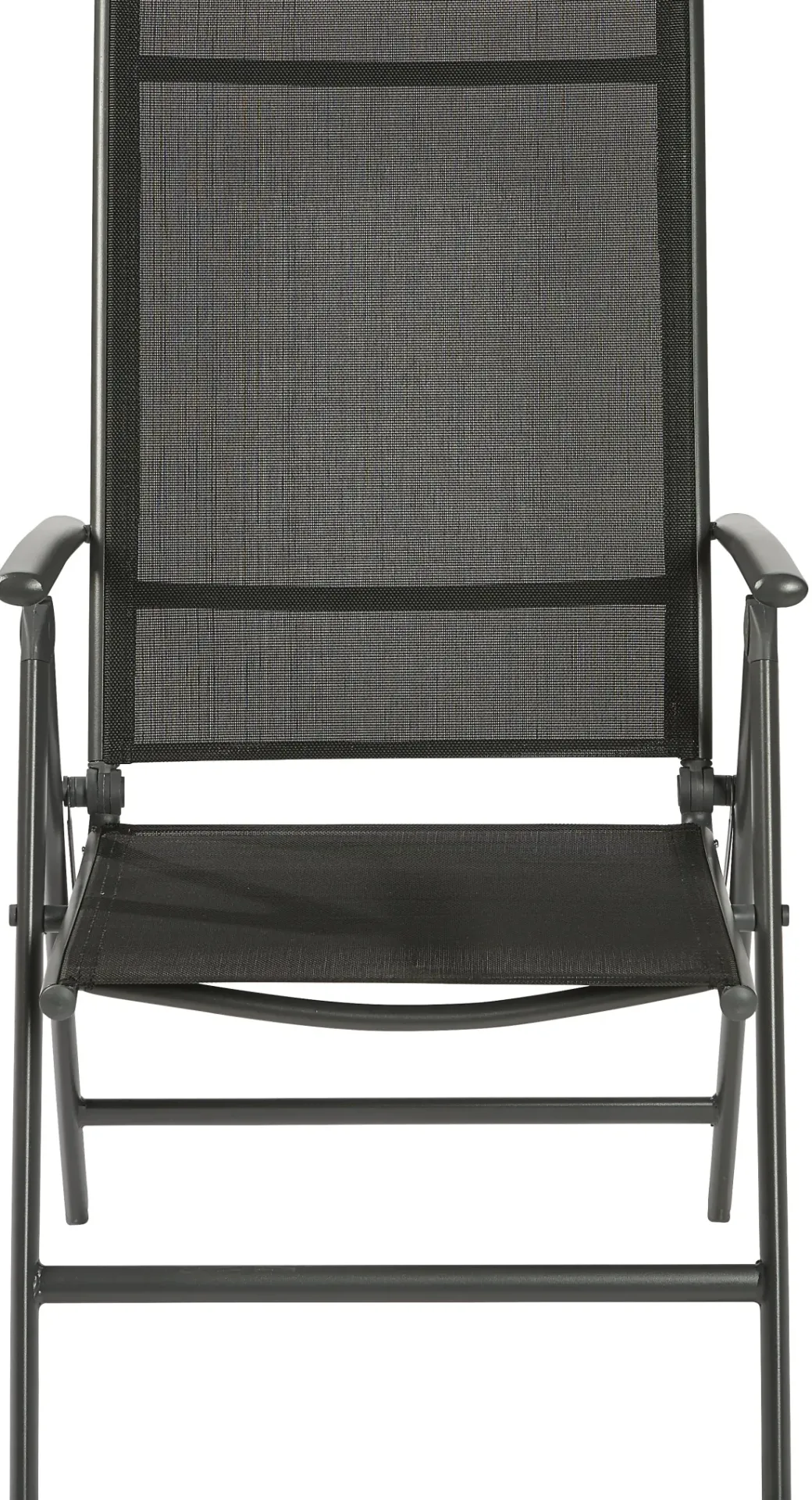 Brico Tuinstoelen-Central Park Tuinstoel Palma Verstelbaar Antraciet/Zwart
