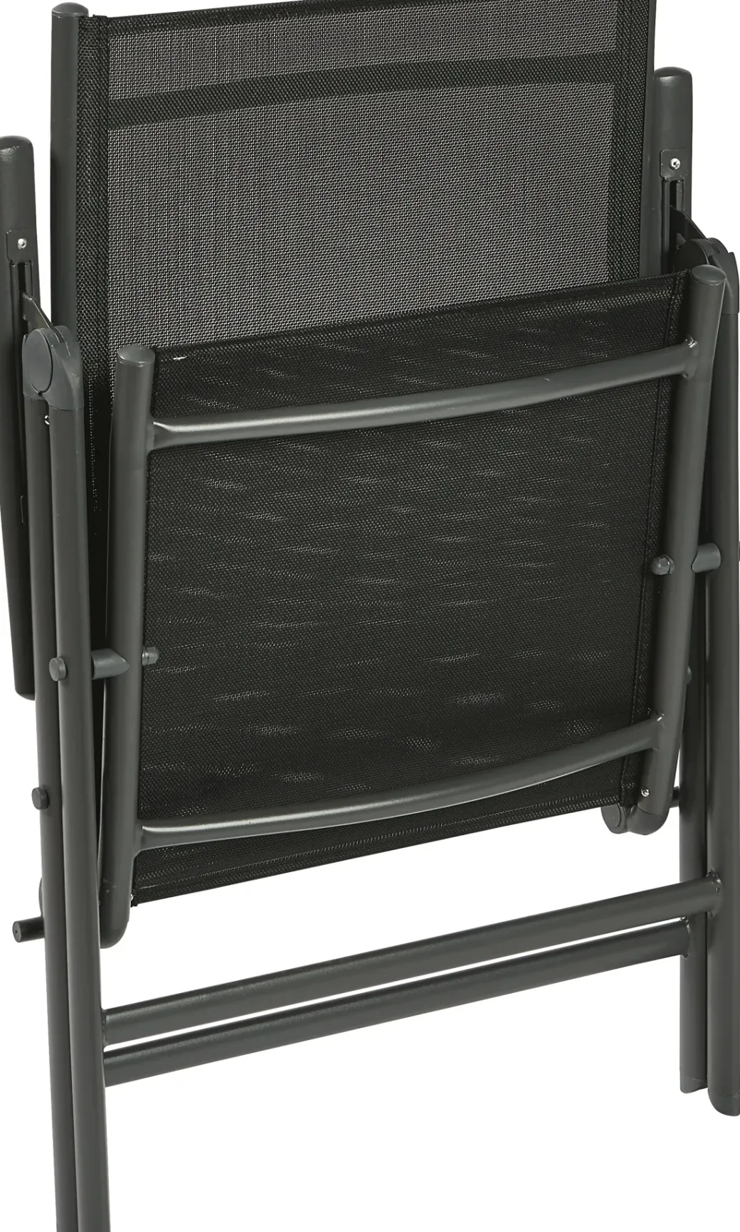 Brico Tuinstoelen-Central Park Tuinstoel Palma Verstelbaar Antraciet/Zwart