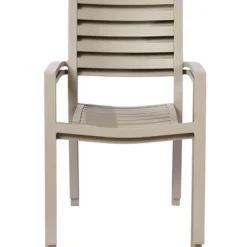 Brico Tuinstoelen-Central Park Tuinstoel Vina Aluminium Grijs