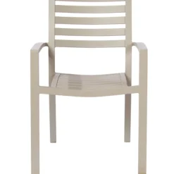 Brico Tuinstoelen-Central Park Tuinstoel Vina Aluminium Grijs