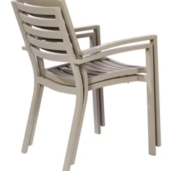 Brico Tuinstoelen-Central Park Tuinstoel Vina Aluminium Grijs