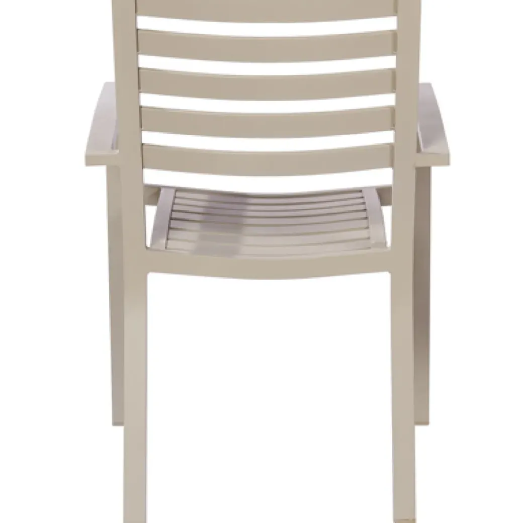 Brico Tuinstoelen-Central Park Tuinstoel Vina Aluminium Grijs