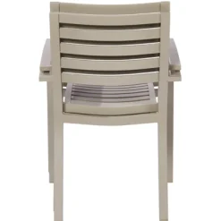 Brico Tuinstoelen-Central Park Tuinstoel Vina Aluminium Grijs