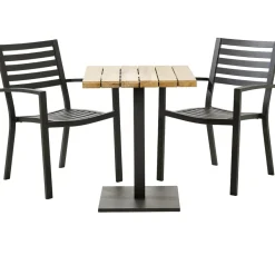 Brico Tuinstoelen-Central Park Tuinstoel Vina Aluminium Antraciet