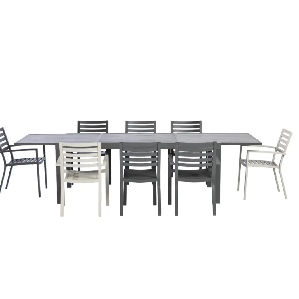 Brico Tuinstoelen-Central Park Tuinstoel Vina Aluminium Antraciet