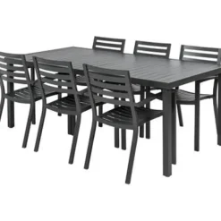 Brico Tuinstoelen-Central Park Tuinstoel Vina Aluminium Antraciet