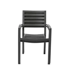 Brico Tuinstoelen-Central Park Tuinstoel Vina Aluminium Antraciet