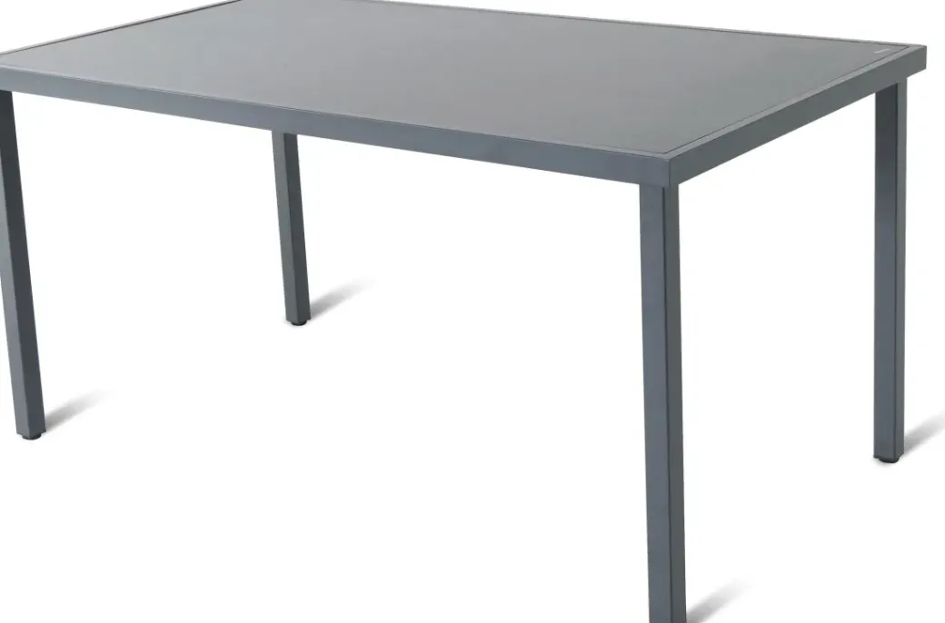 Brico Tuintafels-Central Park Tuintafel Almunda Antraciet Aluminium 145X80Cm