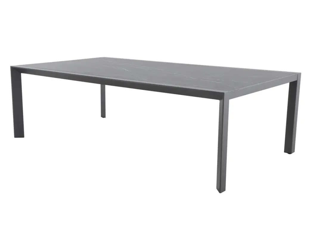 Brico Tuintafels-Central Park Tuintafel Banyuls Aluminium/Keramiek 134X240Cm