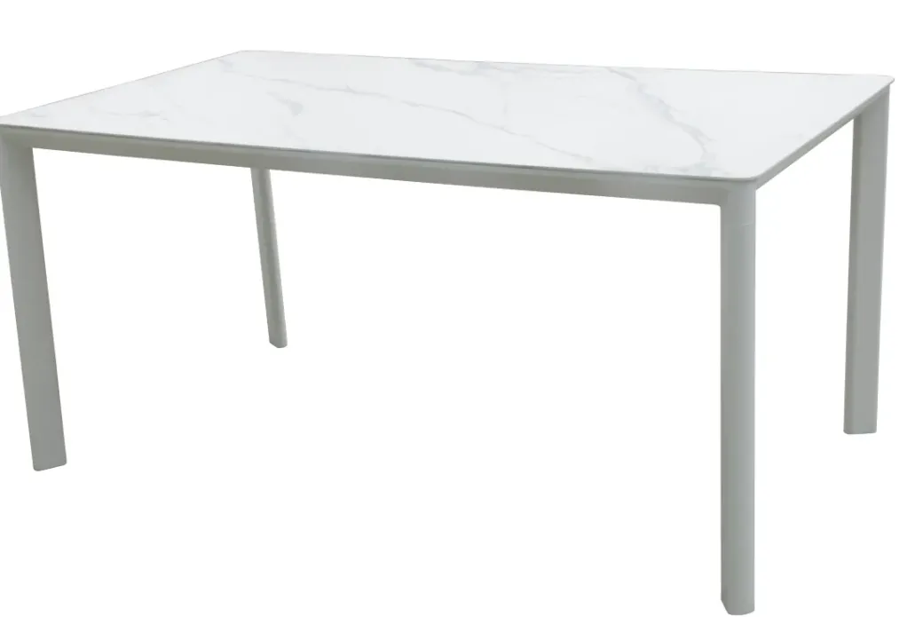 Brico Tuintafels-Central Park Tuintafel Ciotat Aluminium/Glas 160X90Cm