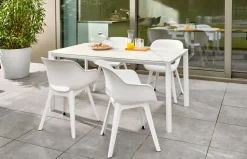 Brico Tuintafels-Central Park Tuintafel Ciotat Aluminium/Glas 160X90Cm