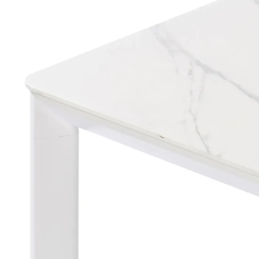 Brico Tuintafels-Central Park Tuintafel Ciotat Keramiek Glas/Aluminium Verstelbare Poten 205X100X75Cm