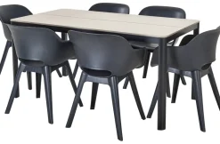 Brico Tuintafels-Central Park Tuintafel Levanzo Aluminium 150X90Cm