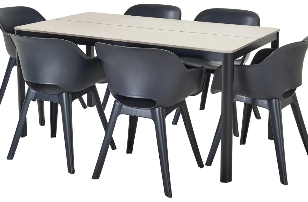 Brico Tuintafels-Central Park Tuintafel Levanzo Aluminium 150X90Cm