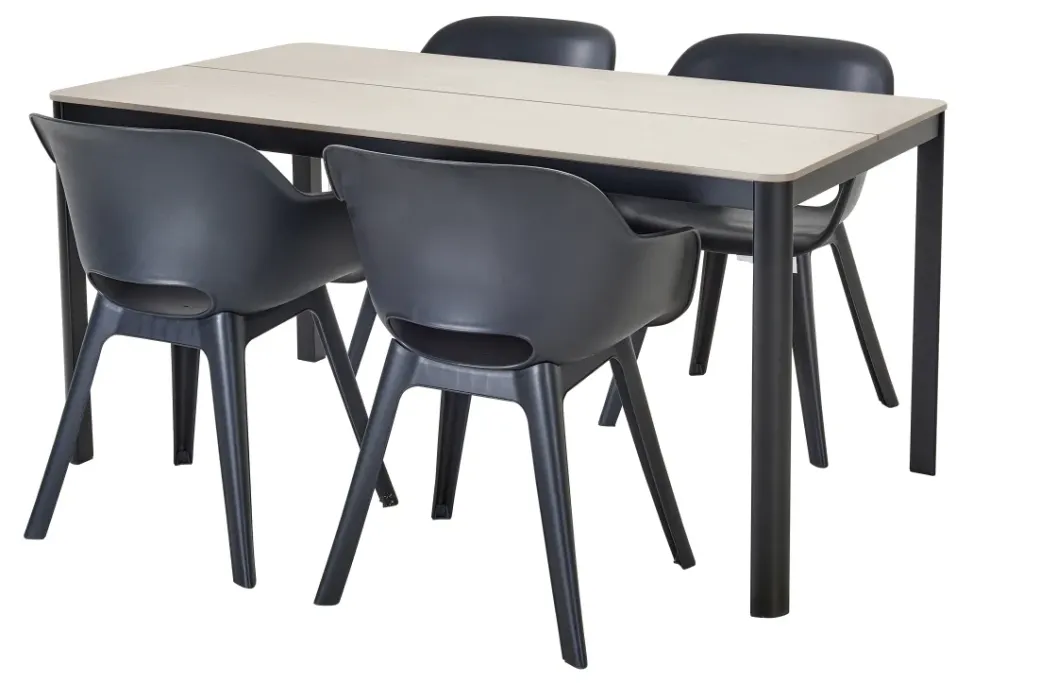 Brico Tuintafels-Central Park Tuintafel Levanzo Aluminium 150X90Cm