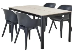 Brico Tuintafels-Central Park Tuintafel Levanzo Aluminium 150X90Cm
