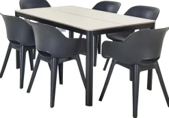 Brico Tuintafels-Central Park Tuintafel Levanzo Aluminium 150X90Cm