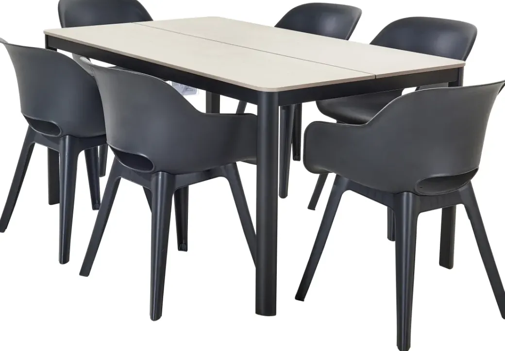 Brico Tuintafels-Central Park Tuintafel Levanzo Aluminium 150X90Cm