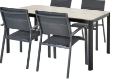 Brico Tuintafels-Central Park Tuintafel Levanzo Aluminium 150X90Cm