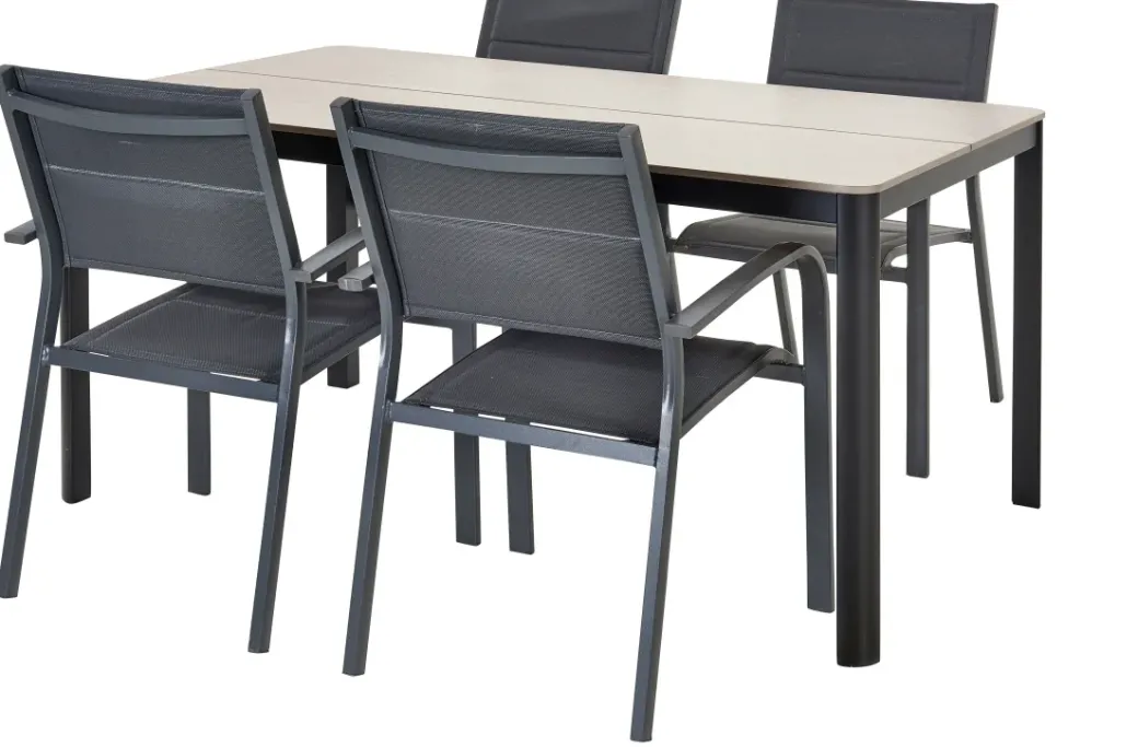 Brico Tuintafels-Central Park Tuintafel Levanzo Aluminium 150X90Cm
