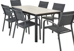 Brico Tuintafels-Central Park Tuintafel Levanzo Aluminium 150X90Cm