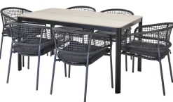 Brico Tuintafels-Central Park Tuintafel Levanzo Aluminium 150X90Cm
