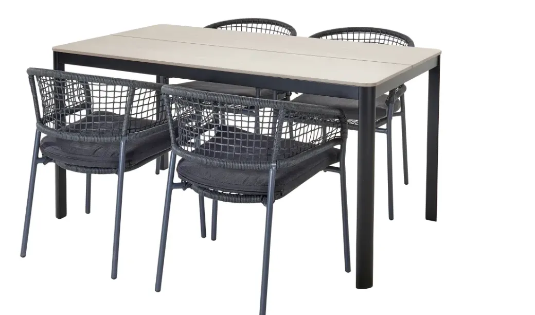 Brico Tuintafels-Central Park Tuintafel Levanzo Aluminium 150X90Cm