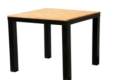 Brico Tuintafels-Central Park Tuintafel Limoux Aluminium Teakhout 89X89Cm