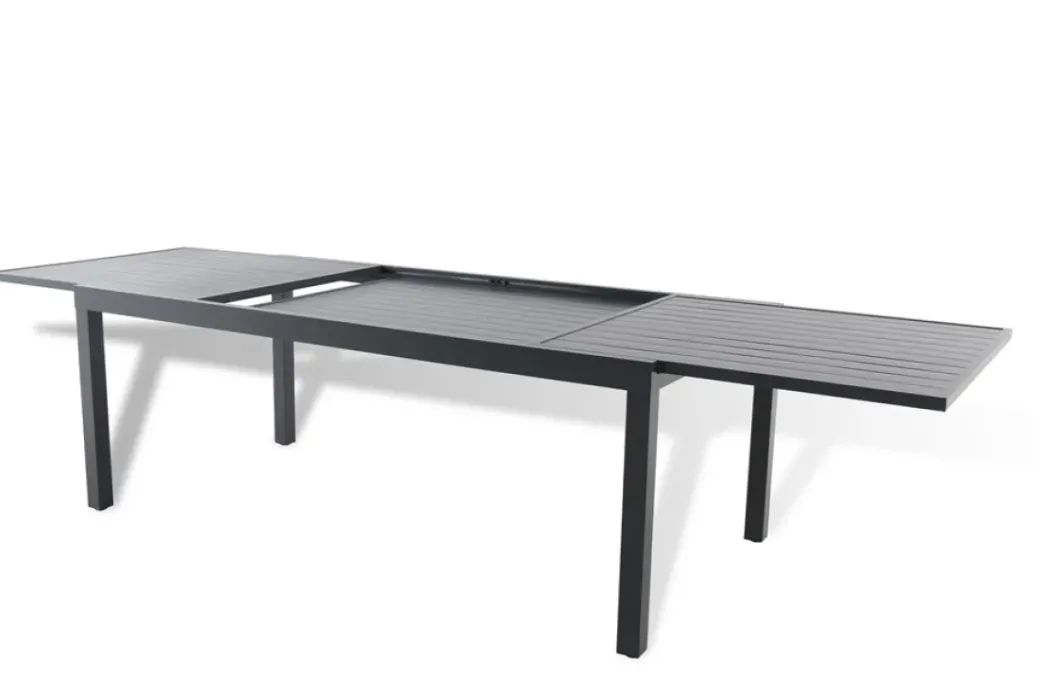 Brico Tuintafels-Central Park Tuintafel Romeo Uitschuifbaar Aluminium 200/300X101Cm