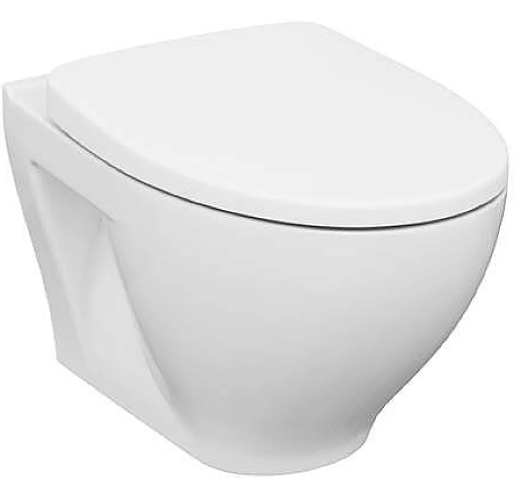 Cersanit Hangtoilet Moduo Wit | Soft-Close & Quick Release Toiletzitting | Randloos Toiletpot|Brico Clearance